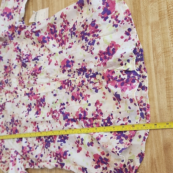 COLDWATER CREEK Savannah Floral No Iron Shirt, size XS - Picture 9 of 11